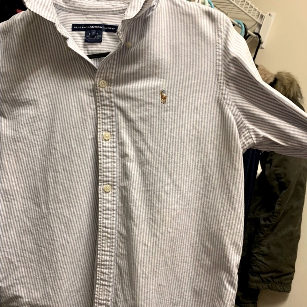 Ralph Lauren Oxford striped button down shirt